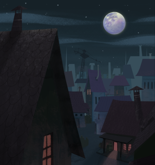 Trying to do background and layout  O.O © Samurai JackLayout et décor dans le 