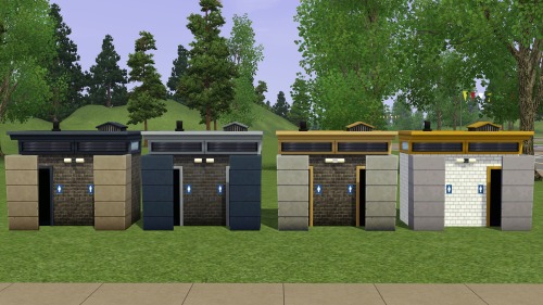 heavensims:Castable Bathroom Stalls Overrides to turn @aroundthesims TS4&gt;TS3 bathroom stalls into