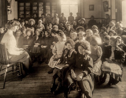 onceuponatown:Story Hour, Buffalo Public Library, circa 1887.