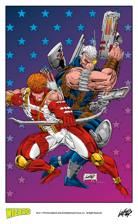 Celebrating the 30th anniversary of Youngblood #1 (1992) with Rob Liefeld’s cover of Wizard Magazine