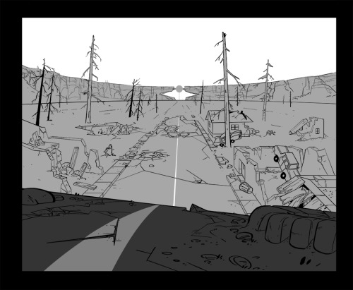 I got to do a lot of design and paint exploration leading up to the Weirdmageddon episodes. These im