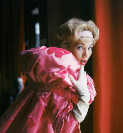 Model wearing a Dior couture gown in a grand Parisian residence. This was an outtake from a story ph