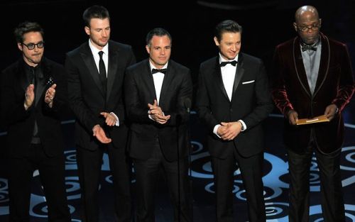 The Avengers cast assembled at the 2013 Oscars