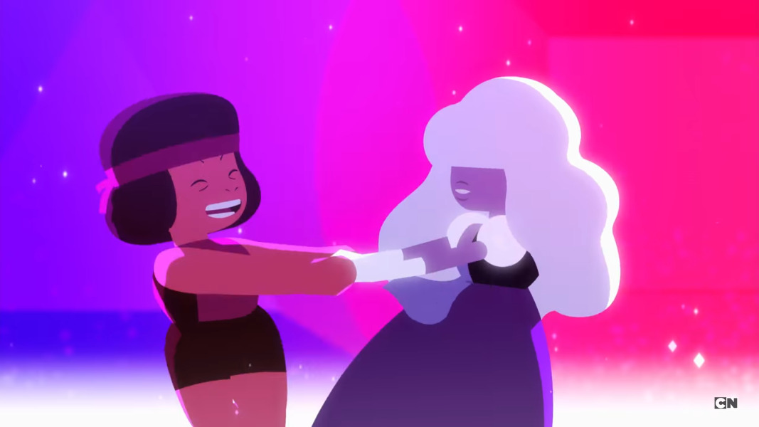 snapbacksteven:  Lesbian wives. In a body positivity ad. From a popular cartoon series.Y’know