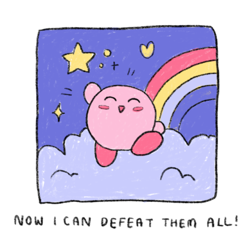 jisoupy: kirb does the SLORP, patriarchy is diminished forever