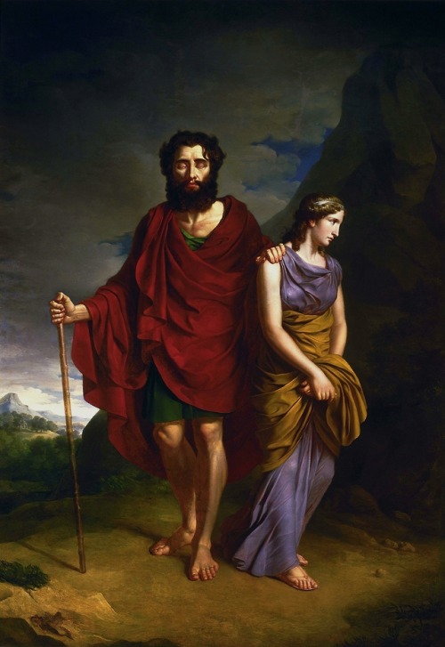 flyse:Oedipus and Antigone, Antoni Brodowski (Polish, 1784–1832), 1828Oil on canvas