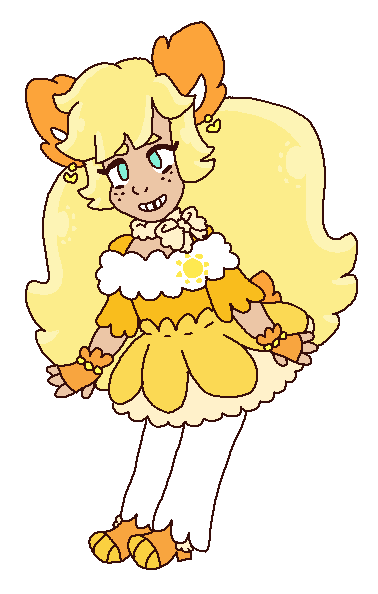 The Precure Fanseries chat is having a fusion event, this is Cure Shine Shine, a fusion between My C