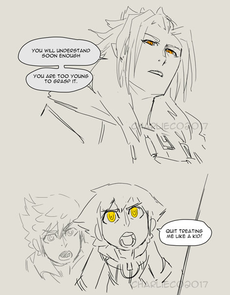 chachacharlieco:  Stars and LightXemnas’ dialogue from @live-wires-hell