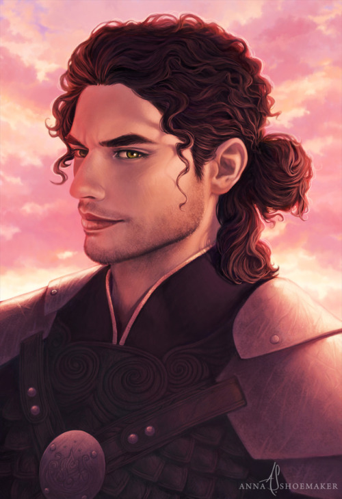 annashoemaker: The move (and those curls) slowed me down a bit, but Cassian is finished! &lt;3ED