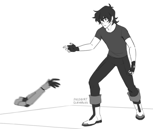 pussycat-scribbles: Shiro is very proud of himself and Lance laughs so hard he nearly passes out.
