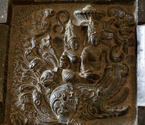 Stone panel with dikpala figures.VarunaIsanaAgniKuveraVayuNrittiIndra