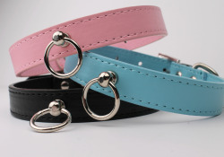 Kittensplaypenshop:added Another Colour Choice To The  Faux Leather Collars.