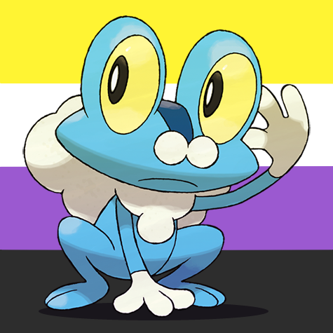 Ace and nonbinary froakie icons for anon - Requests: Closed