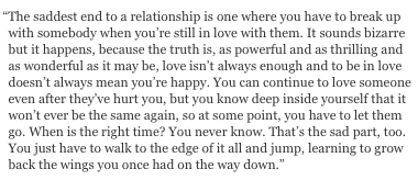 break-upchronicles:  This got me feelin’ some type of way…  Sucks but hey.