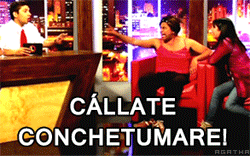 kevinciioandress:  CÁLLATE CONCHETUMARE ! 