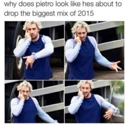 quicksilver-avengerspietro:  Introducing DJ. Pietro 🎶🎧