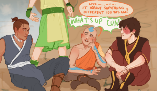 pencilscratchins: i could say something about how, oh, language changes quickly &amp; aang previ