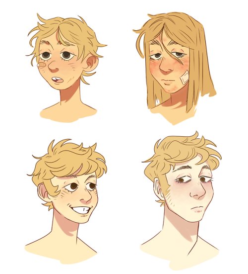 practice by drawing ocs as kids next to their current look. trying to make them look like siblings b