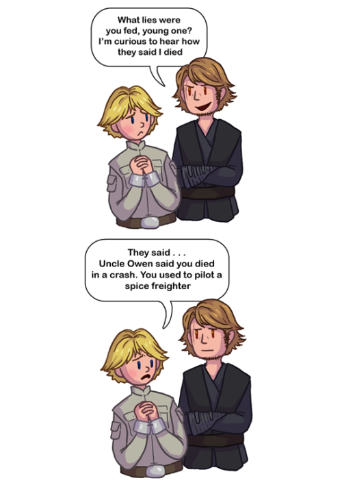 silvereddaye:Before the Emperor, a new Luke & Vader one-shot of mine. Summary: Luke is defeated 