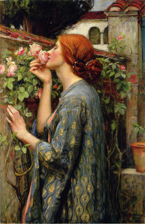 The soul of the rose, by John William Waterhouse. (1903) 