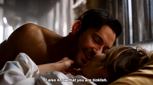 lucifergifs:Are you cold? Cold? No, Why? Odd, given that Hell was supposed to freeze over. Right, ca