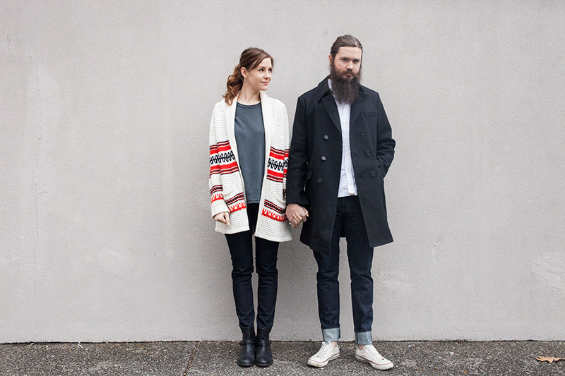 the-streetstyle:  WORN / HIS &amp; HERS (via bleubirdblog)Worn / On him: Peacoat, Billy