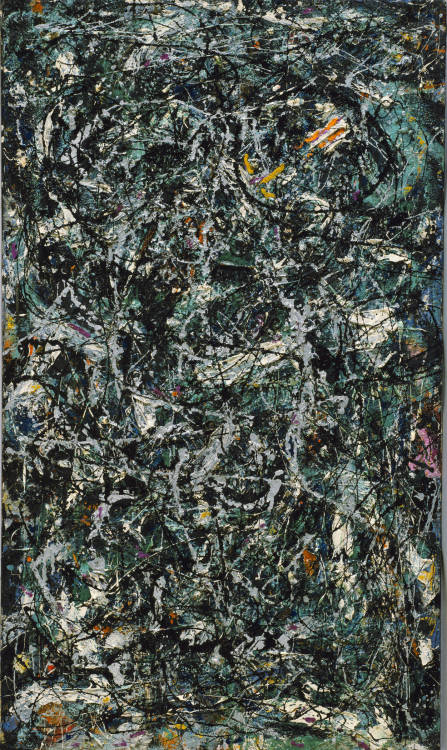 Full Fathom Five (1947) Jackson Pollock Oil on canvas with nails, tacks, buttons, key, coins, cigare