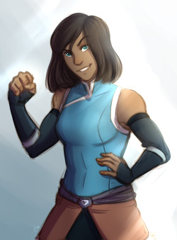 juluia:Korra will be back soon with a badass look and ready to kick some ass! and I’m not emotionally prepared for it :(  &lt;3