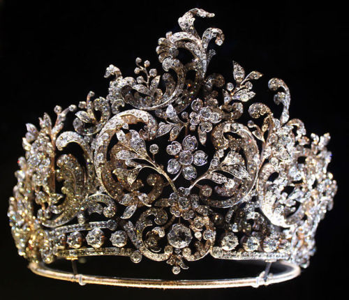 Tiara of Queen Charlotte of Württemberg, by Eduard Foehr II