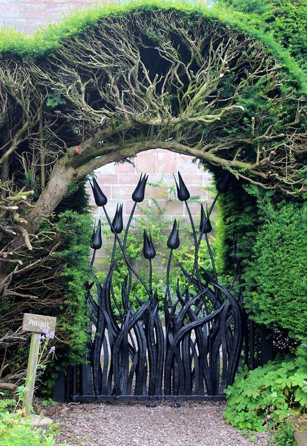 bluepueblo:Garden Gate, Hutton in the Forest, Englandphoto via theresa