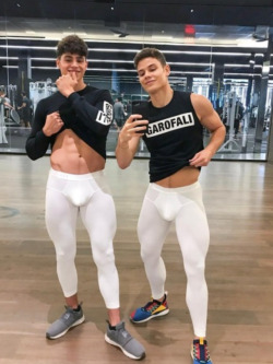 tightus62:White gym tights 
