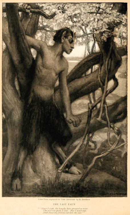 Charles A. Winter (1869-1942), ‘The Last Faun’, “The Century Magazine”, #5, 