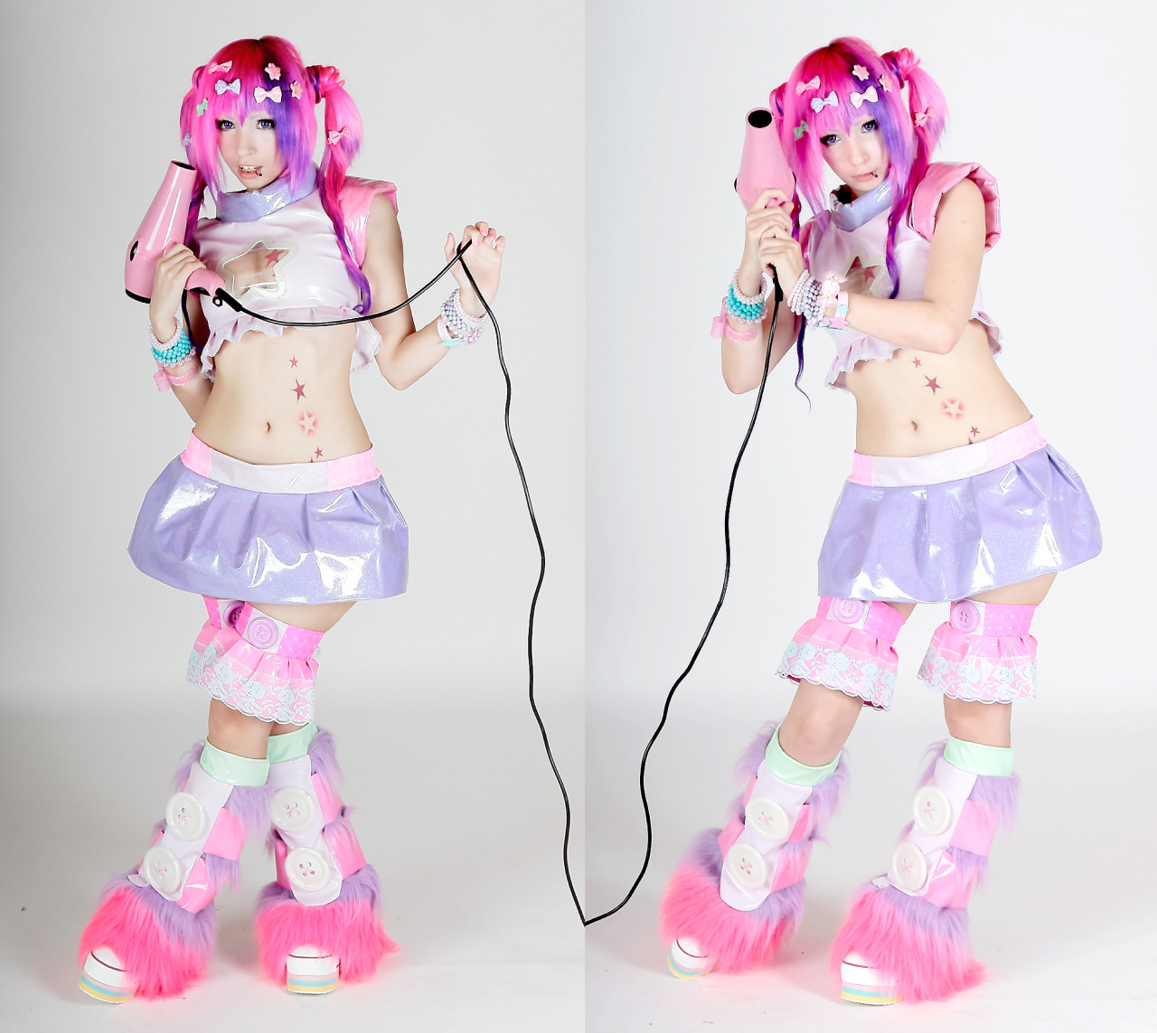 waffle-kitteh:  ryuujisabi:  KiSS Me or KiLL mE ?!Stylist: Magical Ulala (brand: