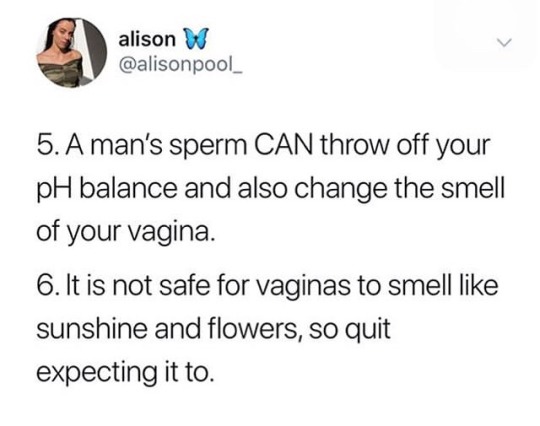 trashcanpun:  lunacorva:  nakedinasnowsuit:  evieplease:  teaboot:  strengthins0lidarity:  feministism:     Fun things they don’t teach you in sex ed.  Talcum powder has asbestos in it. Has for years. Leave it be   This is all FAR more useful education