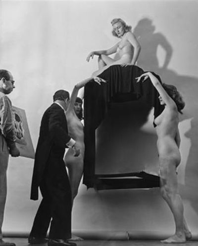 thegreatinthesmall:  In 1951, Dali teamed adult photos