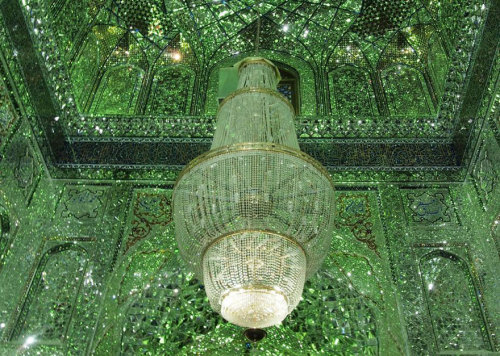 culturenlifestyle:  Stunning Mosque Decorated In Millions Of Mirror and Glass Shards Which Reflect Light Shah Cheragh is one of the most stunning mosques that can be found on the planet, with its sparkling glass encrusted walls. Located in Shiraz, Iran,