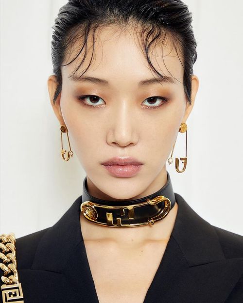 Sora Choi Archive — Sora & Aylah for Versace F/W 2021 campaign