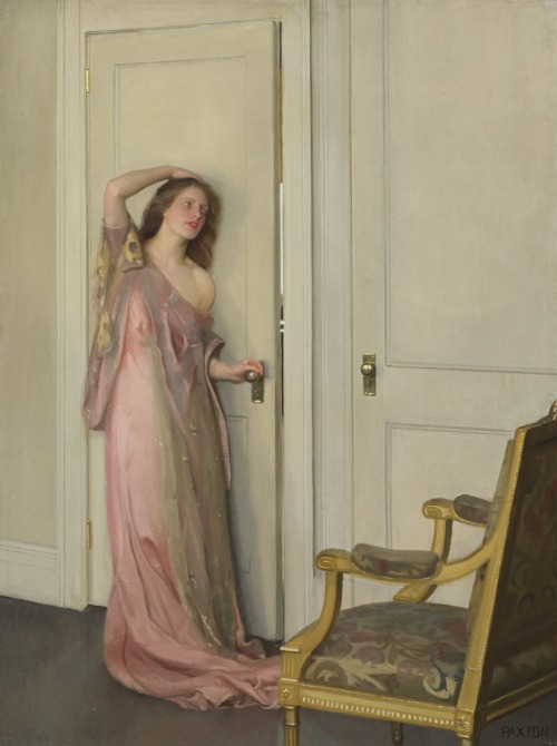 monsieurleprince:William McGregor Paxton (1869 - 1941) - The other door