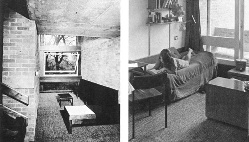 bluecote:  the lawns (halls of residence) university of hull. gillespie, kidd &amp; coia 1968