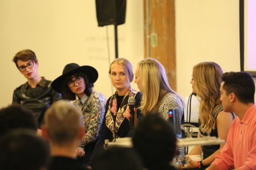 FASHION BLOGGERS CONNECT panel during San Francisco Fashion Week [tm] 2014 #SFFW14 #FBConnect Sessio