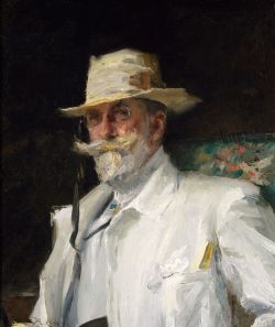 Annie Traquair Lang (American, 1885 - 1918): William Merritt Chase (c. 1910) (via The Metropolitan Museum of Art)  