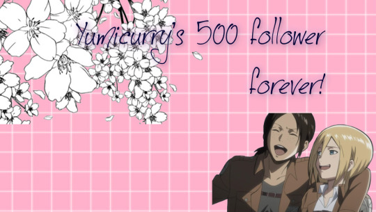 yumicurry:  Yumicurry’s follow forever I finally hit 500, so I decided to make a follower forever!! Thank you all for following me, I really don’t know why anyone followed me in the first place, but I really appreciate it!!  Overall I’m really