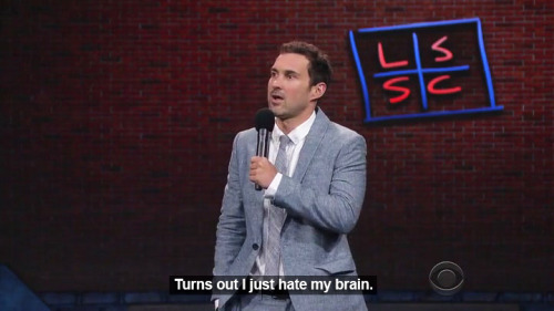 sandandglass:Mark Normand on The Late Show, August 5, 2016