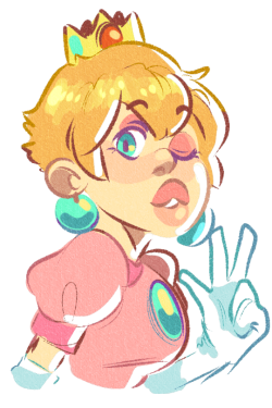 pcpyrus:  short hair peach for this post