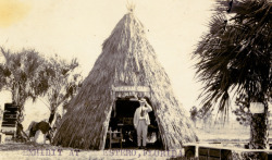 10  Koreshan “Wigwam Camp” exhibit - Estero by State Library and Archives of Florida