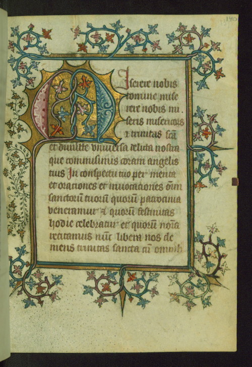 Book of Hours, W.215 by unknown creator, Flemish ca. 1400-1415 via Walters Art Museum, Creative Comm