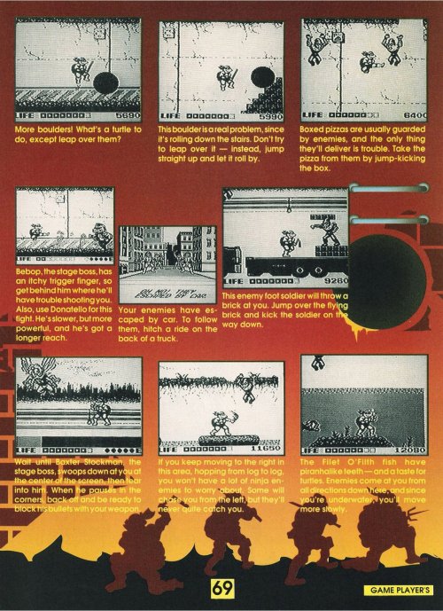 oldgamemags:    Game Players Vol. 3 #7, July ‘91 - ‘Teenage Mutant Ninja Turtles’ on the Game Boy.
