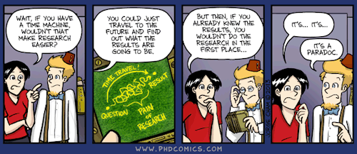 fallingfar:PhD Comics - Doctor Who Edition