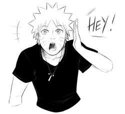 cjs-scribbles:  I haven’t drawn Naruto in a while so I sketched a bit of him. 