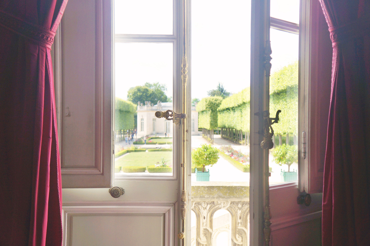 What Marie-Antoinette was seeing from her Trianon palace (Versailles petit trianon